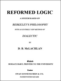 Cover of Reformed Logic