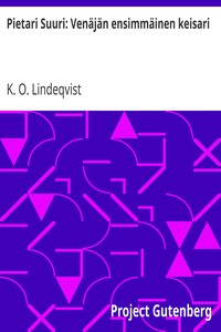 Cover of Pietari Suuri: Venäjän ensimmäinen keisari