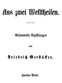 Cover of Aus zwei Welttheilen. Zweiter Band.