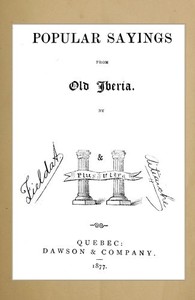 Cover of Popular Sayings from Old Iberia