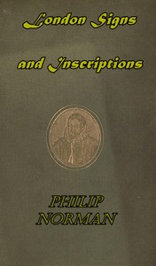Cover of London Signs and Inscriptions