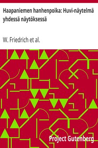 Cover of Haapaniemen hanhenpoika: Huvi-näytelmä yhdessä näytöksessä