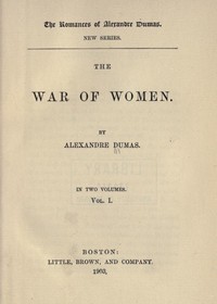 Cover of The War of Women, Volume 1