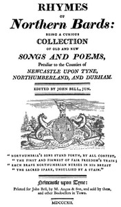 Cover of Rhymes of Northern Bards