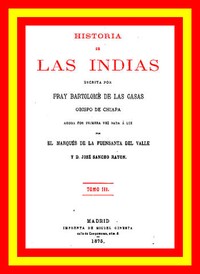 Historia de las Indias (vol. 3 de 5)