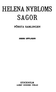 Cover of Helena Nybloms Sagor
