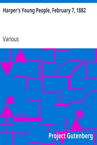 Cover of Harper's Young People, February 7, 1882