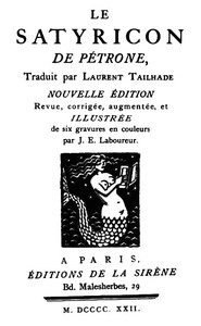 Cover of Le Satyricon