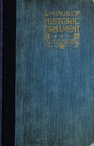 Cover of A Manual of Historic Ornament