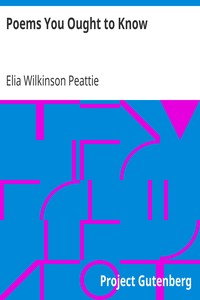 Cover of Poems You Ought to Know