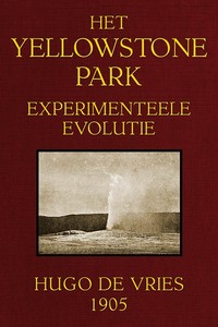 Cover of Het Yellowstone-Park