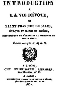 Cover of Introduction à la vie dévote