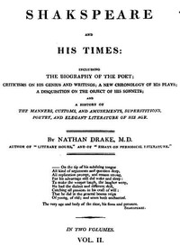 Cover of Shakspeare and His Times [Vol. 2 of 2]