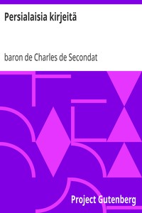 Cover of Persialaisia kirjeitä