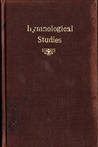 Cover of Hymnological Studies