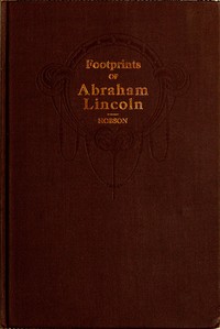 Cover of Footprints of Abraham Lincoln