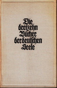 Cover of Die dreizehn Bücher der deutschen Seele