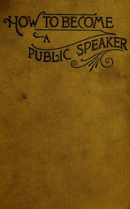 Cover of How to Become a Public Speaker
