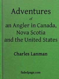 Cover of Adventures of an Angler in Canada, Nova Scotia and the United States