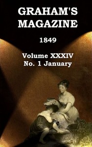 Cover of Graham's Magazine, Vol. XXXIV, No. 1, January 1849