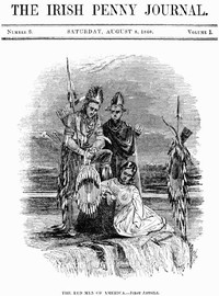 Cover of The Irish Penny Journal, Vol. 1 No. 06, August 8, 1840