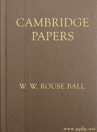 Cover of Cambridge Papers