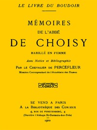 Cover of Aventures de l'abbé de Choisy habillé en femme