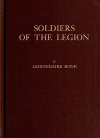 Cover of Soldiers of the Legion, Trench-Etched