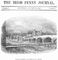 Cover of The Irish Penny Journal, Vol. 1 No. 09, August 29, 1840