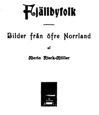Cover of Fjällbyfolk: Bilder från öfre Norrland