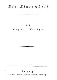 Cover of Die Einsamkeit
