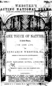 Cover of One Touch of Nature: A Petite Drama, in One Act