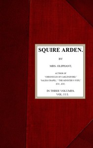 Cover of Squire Arden; volume 3 of 3