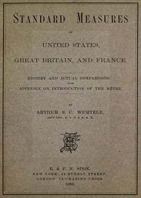 Cover of Standard Measures of United States, Great Britain and France