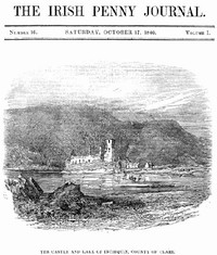 Cover of The Irish Penny Journal, Vol. 1 No. 16, October 17, 1840