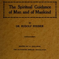 Cover of The Spiritual Guidance of Man and of Mankind