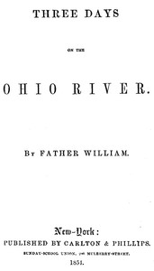 Cover of Three Days on the Ohio River