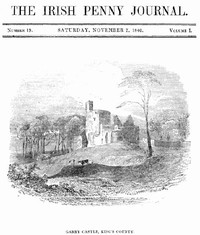 Cover of The Irish Penny Journal, Vol. 1 No. 19, November 7, 1840