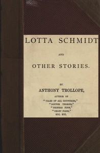 Cover of Lotta Schmidt, and Other Stories