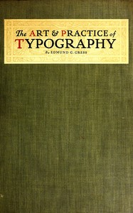 Cover of The Art & Practice of Typography