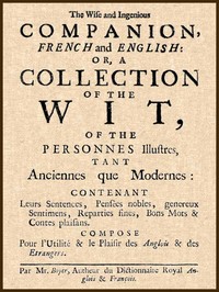 Cover of The Wise and Ingenious Companion, French and English;