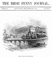 Cover of The Irish Penny Journal, Vol. 1 No. 24, December 12, 1840