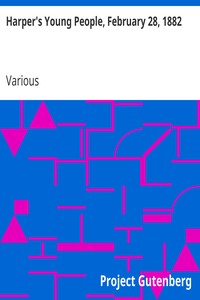 Cover of Harper's Young People, February 28, 1882