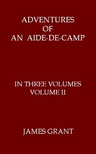 Cover of Adventures of an Aide-de-Camp; or, A Campaign in Calabria, Volume 2 (of 3)