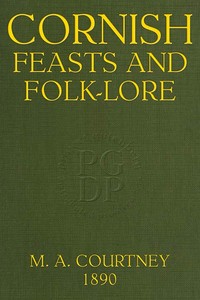 Cover of Cornish Feasts and Folk-lore