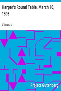 Cover of Harper's Round Table, March 10, 1896