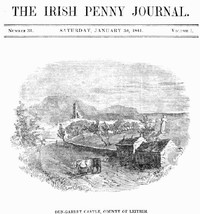 Cover of The Irish Penny Journal, Vol. 1 No. 31, January 30, 1841