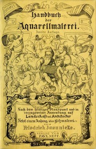 Cover of Handbuch der Aquarellmalerei