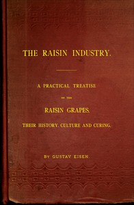 Cover of The Raisin Industry