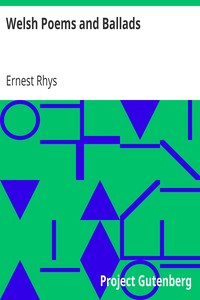 Cover of Welsh Poems and Ballads